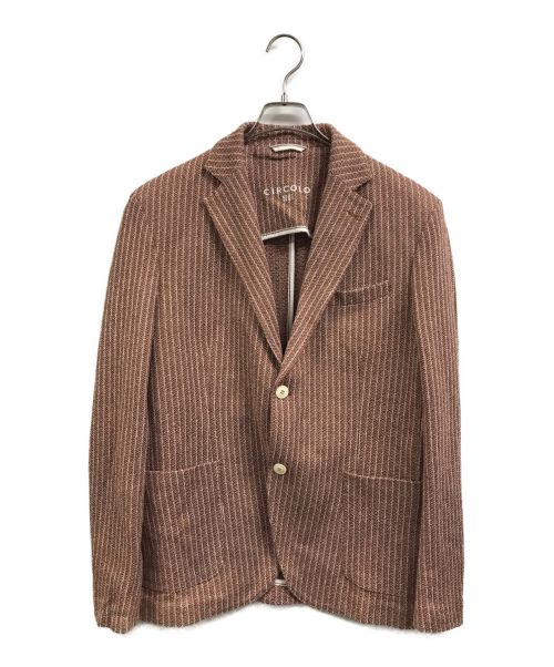 CIRCOLO 1901（チルコロ1901）CIRCOLO 1901 (チルコロ1901) 2Bジャケット ブラウン サイズ:48の古着・服飾アイテム
