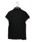 Saint Laurent Paris (サンローランパリ) YSLロゴ鹿子ポロシャツ ブラック サイズ:XS：9800円