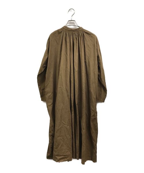 nest Robe（ネストローブ）nest Robe (ネストローブ) エシカルダイチャーチドレス ブラウン サイズ:FREEの古着・服飾アイテム