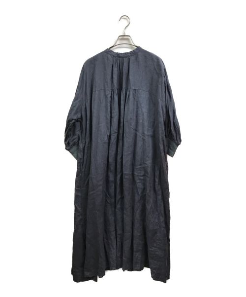 nest Robe（ネストローブ）nest Robe (ネストローブ) 22SS LINEN DRESS ネイビー サイズ:Freeの古着・服飾アイテム