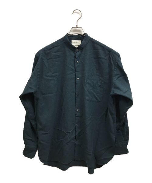 MARKAWARE（マーカウェア）MARKAWARE (マーカウェア) バンドカラーシャツ ネイビー サイズ:2の古着・服飾アイテム
