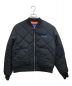 AWAKE（アウェイク）の古着「QUILTED PATCH BOMBER JACKET」｜ブラック
