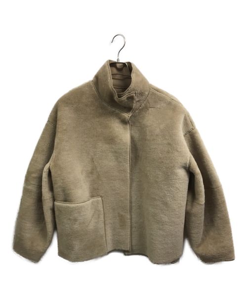 TODAYFUL（トゥデイフル）TODAYFUL (トゥデイフル) Standcollar Boa Jacket ベージュ サイズ:36 未使用品の古着・服飾アイテム