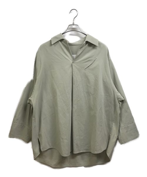 tac:tac（タクタク）tac:tac (タクタク) ツイストヤーンシャツ グレー サイズ:Sの古着・服飾アイテム