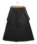 Y's (ワイズ) 製品染めデザインスカート ブラック サイズ:2：7800円
