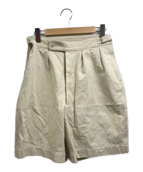 KAPTAIN SUNSHINE（キャプテンサンシャイン）KAPTAIN SUNSHINE (キャプテンサンシャイン) Gurkha Short Pants ホワイト サイズ:32の古着・服飾アイテム