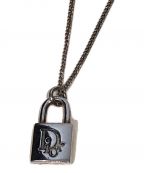 Christian Diorクリスチャン ディオール）の古着「パドロックネックレス」｜シルバー