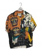 WACKO MARIA×Jean Michel Basquiatワコマリア×ジャンミシェルバスキア）の古着「アロハシャツ」｜オレンジ
