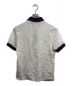 GUCCI (グッチ) インターロッキングG コットンピケ ポロシャツ ホワイト サイズ:XS：39800円