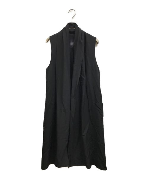LIMI feu（リミフゥ）LIMI feu (リミフゥ) ロングジレベスト ブラック サイズ:Sの古着・服飾アイテム