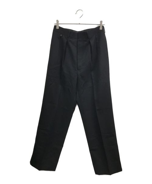 BERNARD ZINS（ベルナールザンス）BERNARD ZINS (ベルナールザンス) センタープレスパンツ ブラック サイズ:42の古着・服飾アイテム