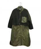 SUM1 STYLEスミスタイル）の古着「ボアブルゾン付き馬刺繍コート」｜カーキ