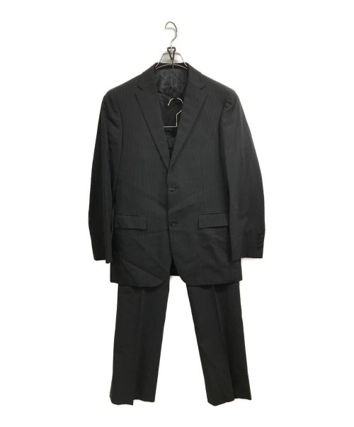 BURBERRY BLACK LABEL（バーバリーブラックレーベル）BURBERRY BLACK LABEL (バーバリーブラックレーベル) 3Pセットアップスーツ ブラック サイズ:38Rの古着・服飾アイテム