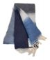 LOEWE (ロエベ) ストライプ スカーフ モヘア&ウール ブルー サイズ:23×185：29800円