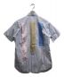 COMME des GARCONS SHIRT (コムデギャルソンシャツ) マルチカラーパネルストライプシャツ ブルー サイズ:L：14000円