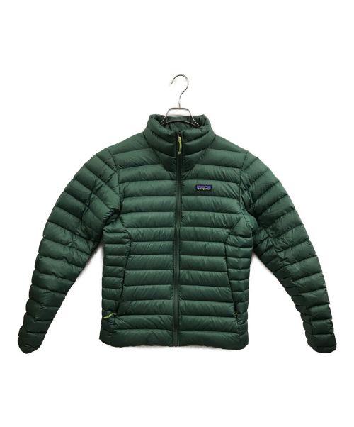 Patagonia（パタゴニア）Patagonia (パタゴニア) ダウンジャケット グリーン サイズ:Sの古着・服飾アイテム