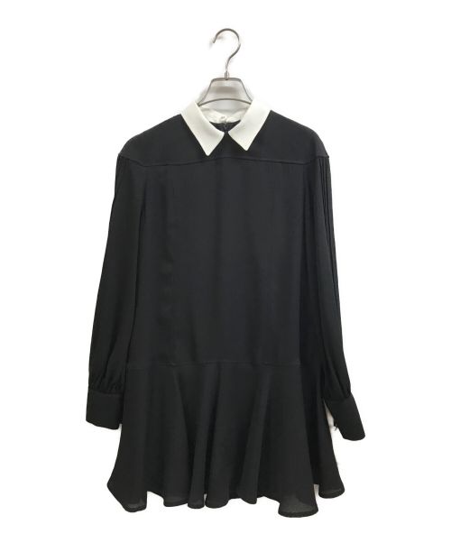 CELFORD（セルフォード）CELFORD (セルフォード) HANAE MORI (ハナエモリ) Aラインワンピース ブラック サイズ:36 未使用品の古着・服飾アイテム