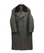 TODAYFULトゥデイフル）の古着「Doublecollar Tweed Coat」｜ブラウン