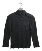 Jean Paul Gaultier hommeジャンポールゴルチェオム）の古着「ニットシャツ」｜グレー
