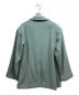J1U by LA BELLE ETUDE (ジユウバイラベルエチュード) 袖スリット異素材テーラードジャケット グリーン サイズ:FREE：7800円