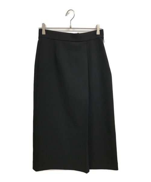 SOEJU（ソージュ）SOEJU (ソージュ) ストレッチファインロングタイトスカート ブラック サイズ:Lの古着・服飾アイテム
