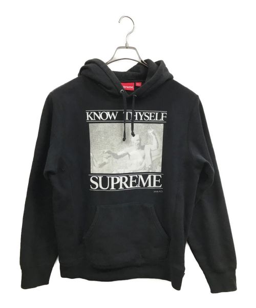 SUPREME（シュプリーム）SUPREME (シュプリーム) 19SS Know Thyself Hooded Sweatshirt ブラック サイズ:Mの古着・服飾アイテム