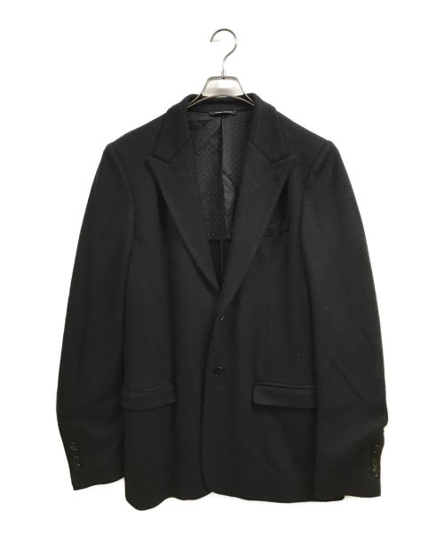 DOLCE & GABBANA（ドルチェ＆ガッバーナ）DOLCE & GABBANA (ドルチェ＆ガッバーナ) テーラードジャケット ブラック サイズ:50の古着・服飾アイテム