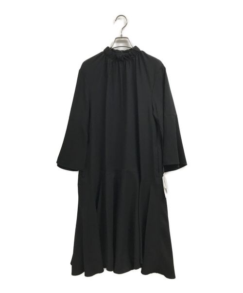 CELFORD（セルフォード）CELFORD (セルフォード) バックサテンフレアワンピース ブラック サイズ:36 未使用品の古着・服飾アイテム
