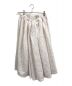 COMME des GARCONS GIRL (コムデギャルソンガール) 赤ステッチ入りスカート ホワイト サイズ:M：8000円