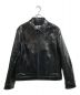 DIESEL（ディーゼル）の古着「Leatherette jacket」｜ブラック