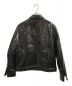 DIESEL (ディーゼル) Leatherette jacket ブラック サイズ:S：23000円