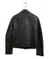 ticca (ティッカ) ダブルライダースジャケット ブラック サイズ:2：15000円