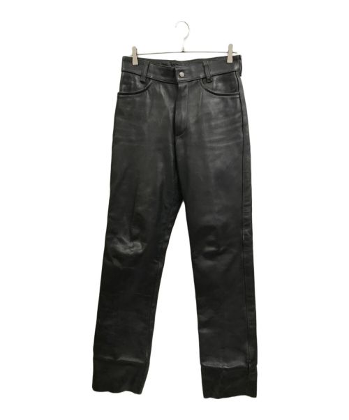 VANSON（バンソン）VANSON (バンソン) レザーパンツ ブラック サイズ:W32の古着・服飾アイテム