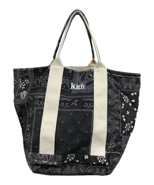 KITH（キス）KITH (キス) バンダナトートバッグ グレーの古着・服飾アイテム