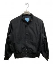 NOLLEY'S (ノーリーズ) NMP防汚撥水加工スタジャン ブラック サイズ:S