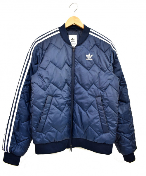 adidas sst quilted jacket red