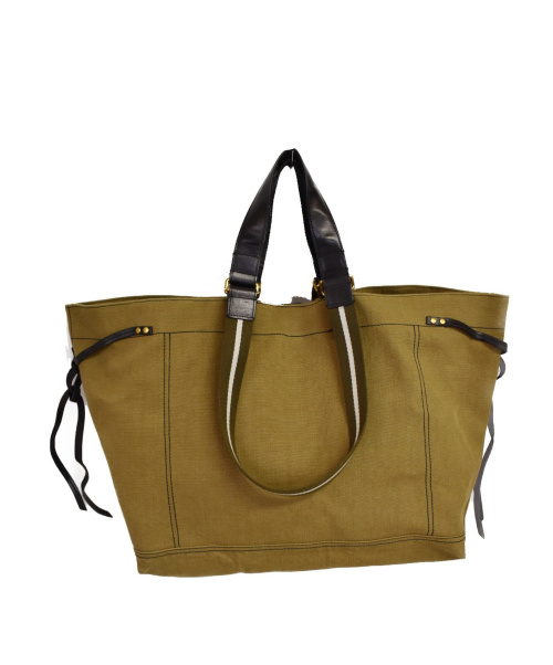 中古 古着通販 Isabel Marant イザベルマラン Wardyラージキャンバストートバッグ カーキ サイズ 下記参照 ブランド 古着通販 トレファク公式 Trefac Fashion