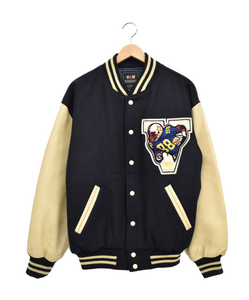 中古 古着通販 Van ヴァン 刺繍スタジャン ネイビー サイズ Ll ブランド 古着通販 トレファク公式 Trefac Fashion