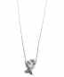Tiffany & Co. (ティファニー) ラビングハートネックレス サイズ:- K18WG 3.4g ダイヤモンド：54800円