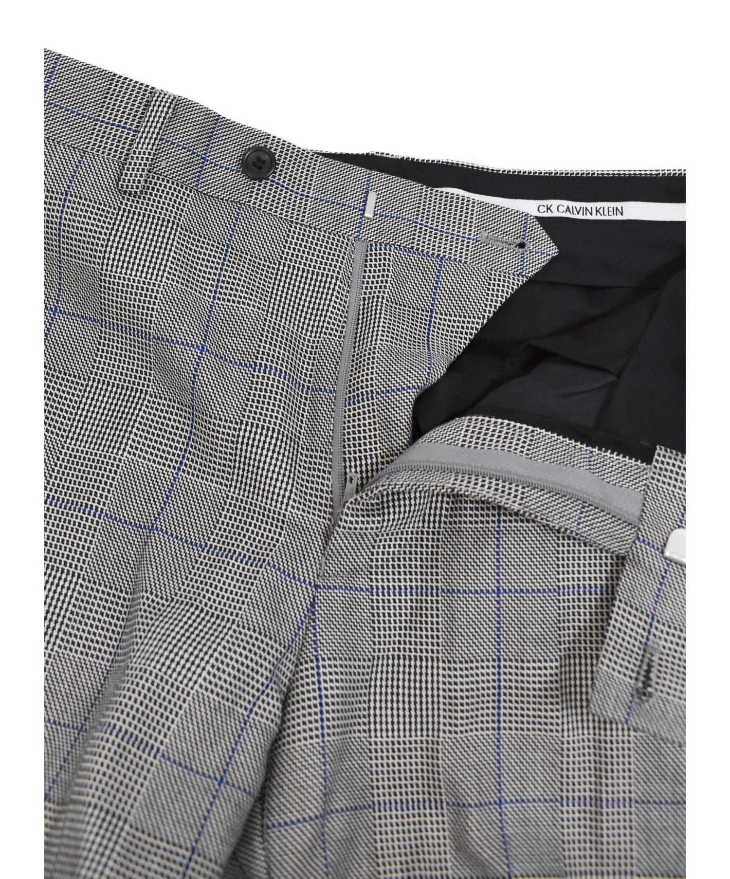 Calvin Klein (カルバンクライン) チェックセットアップスーツ グレー サイズ:M