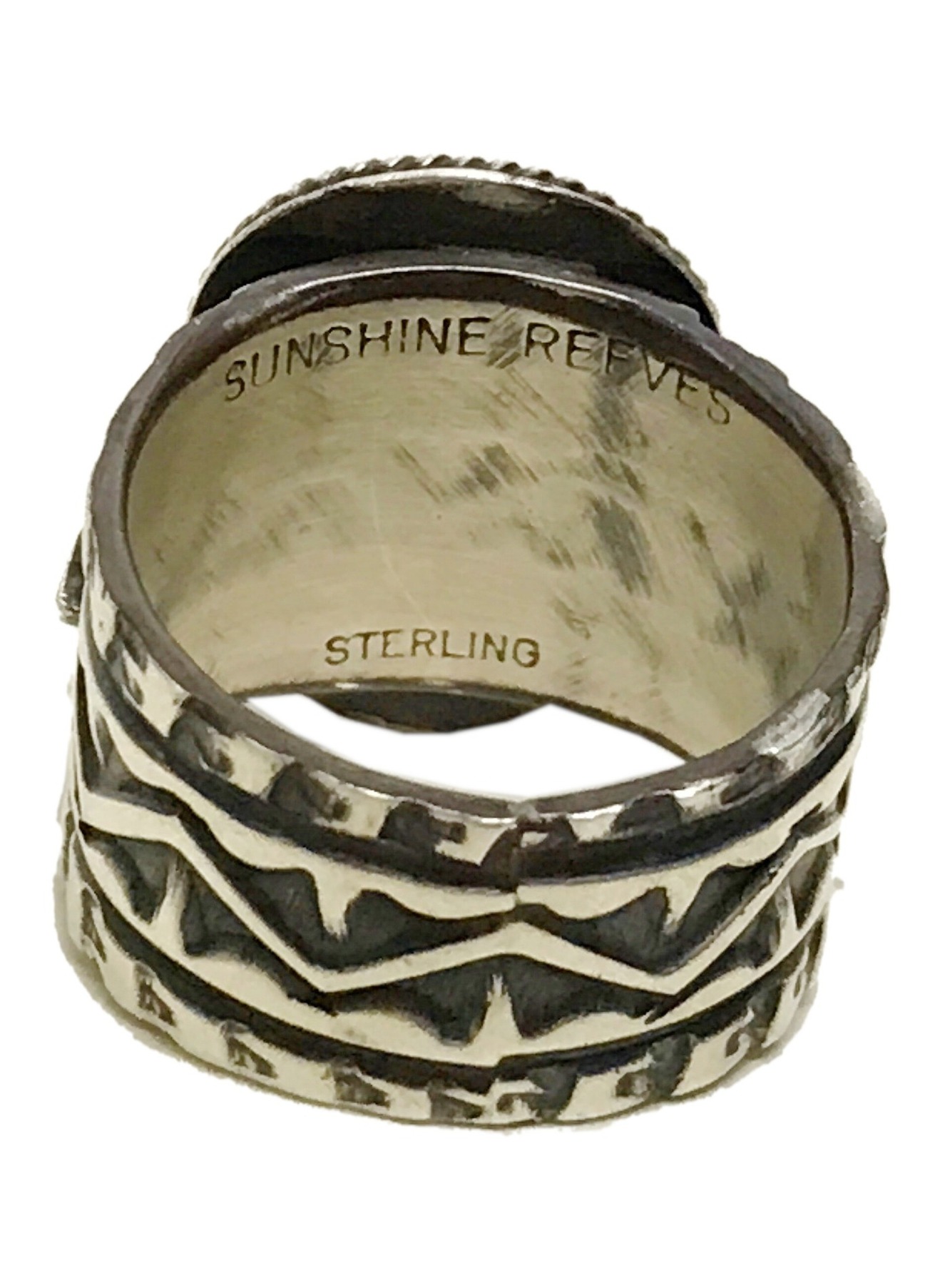 SUNSHINE REEVES (サンシャインリーブス) シルバーリング ターコイズ ナバホ族 サイズ:23号