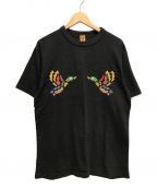 HUMAN MADE（）の古着「DUCK TEE　ダック Tシャツ プリント ロゴ」｜ブラック