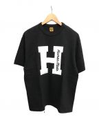 HUMAN MADE（）の古着「HロゴプリントTシャツ」｜ブラック