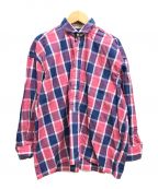 INDIVIDUALIZED SHIRTS（インディビジュアライズドシャツ）の古着「プルオーバーチェックシャツ」｜レッド