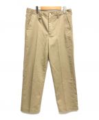 uniform experimentユニフォームエクスペリメント）の古着「TAPERED CHINO PANTS」｜ベージュ
