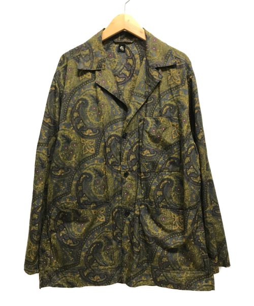 KAPTAIN SUNSHINE（キャプテンサンシャイン）KAPTAIN SUNSHINE (キャプテンサンシャイン) Traveler Shirt Jacket DARK PAISLEY オリーブ サイズ:36の古着・服飾アイテム