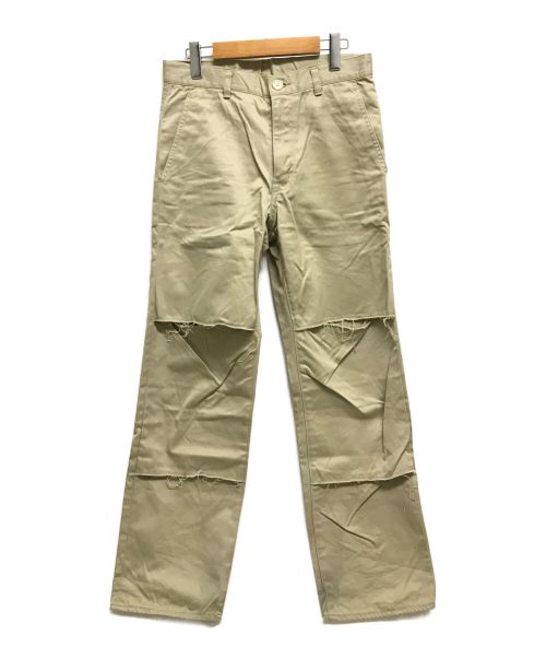 kudos（クードス）kudos (クードス) 18SSCUT OFF PANTS ベージュ サイズ:1の古着・服飾アイテム