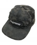 SUPREME（シュプリーム）の古着「20SS SATIN DIGI CAMO CAMP CAP」｜ブラック