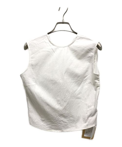 MALION（マリオン）MALION (マリオン) バックレースノースリーブブラウス ホワイト サイズ:F 未使用品の古着・服飾アイテム