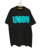 UNION LOS ANGELESユニオン ロサンゼルス）の古着「ロゴプリントTシャツ」｜ブラック